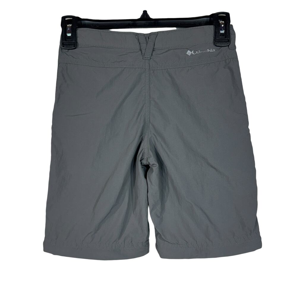 Columbia Youth Boys Small (8) Convertible Pants Omni-Shield Pocket Zip-Fly Gray - Picture 6 of 13